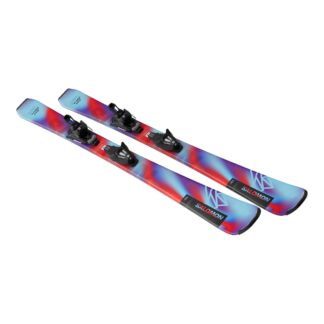 Salomon L Qst Jr S + C5 GW J75-bindning Alpinskidor