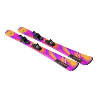 Salomon L Lux Jr S + C5 GW J75-bindning Alpinskidor