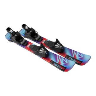 Salomon L Qst Jr XS + C5 GW J75-bindning Alpinskidor