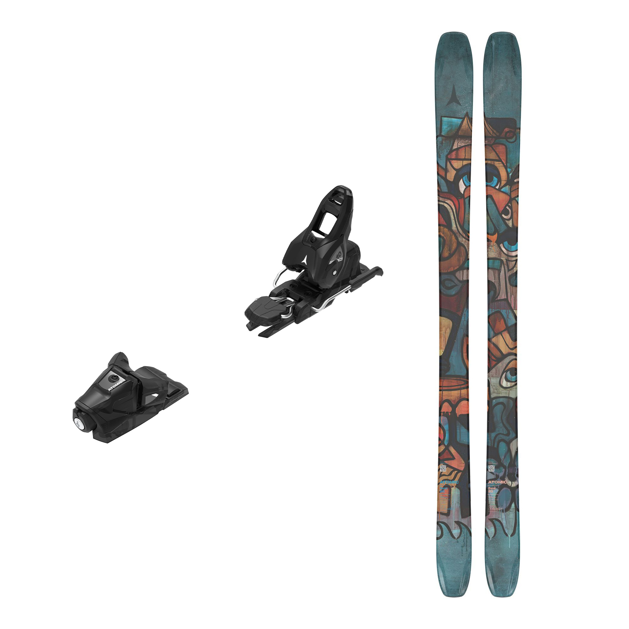 Atomic N Bent 90 Alpinskidor + Atomic N Stage 10 Alpinbindning Alpinset