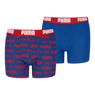 Puma Boys Everyday Logo Print Boxers 2-Pack Kalsonger
