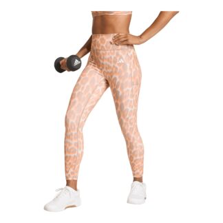 Adidas Optime Essentials Workout Leopard 7/8 Leggings