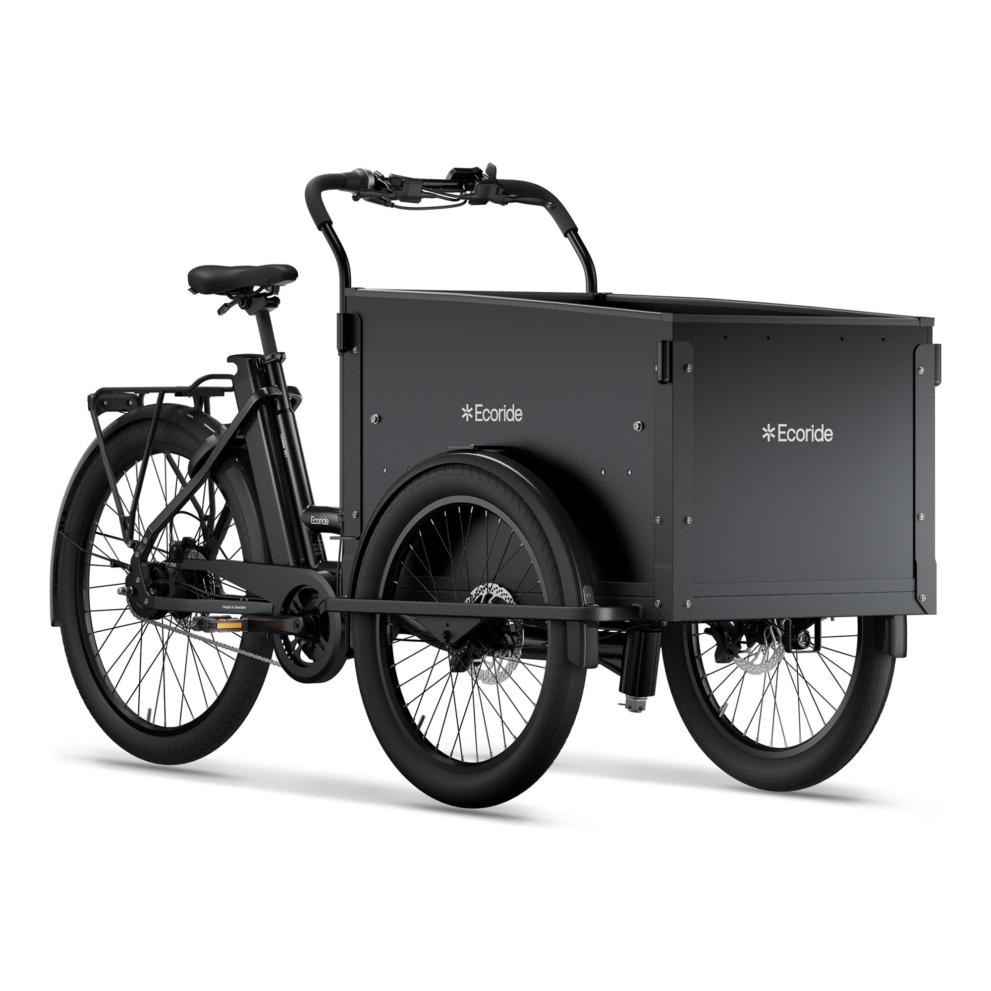 Ecoride Loader 401 Mittmotor, Kejda, Skivbroms Elcykel Lådcykel - Bild 2