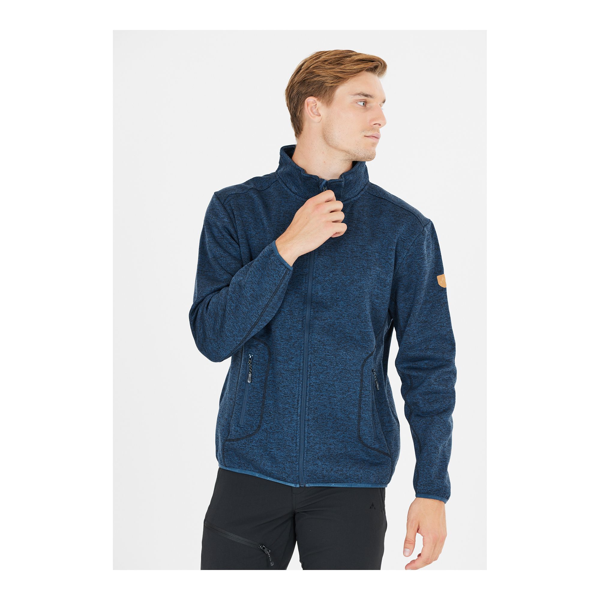 Whistler Sampton M Melange Fleece Jacket Fleecetröja - Bild 3