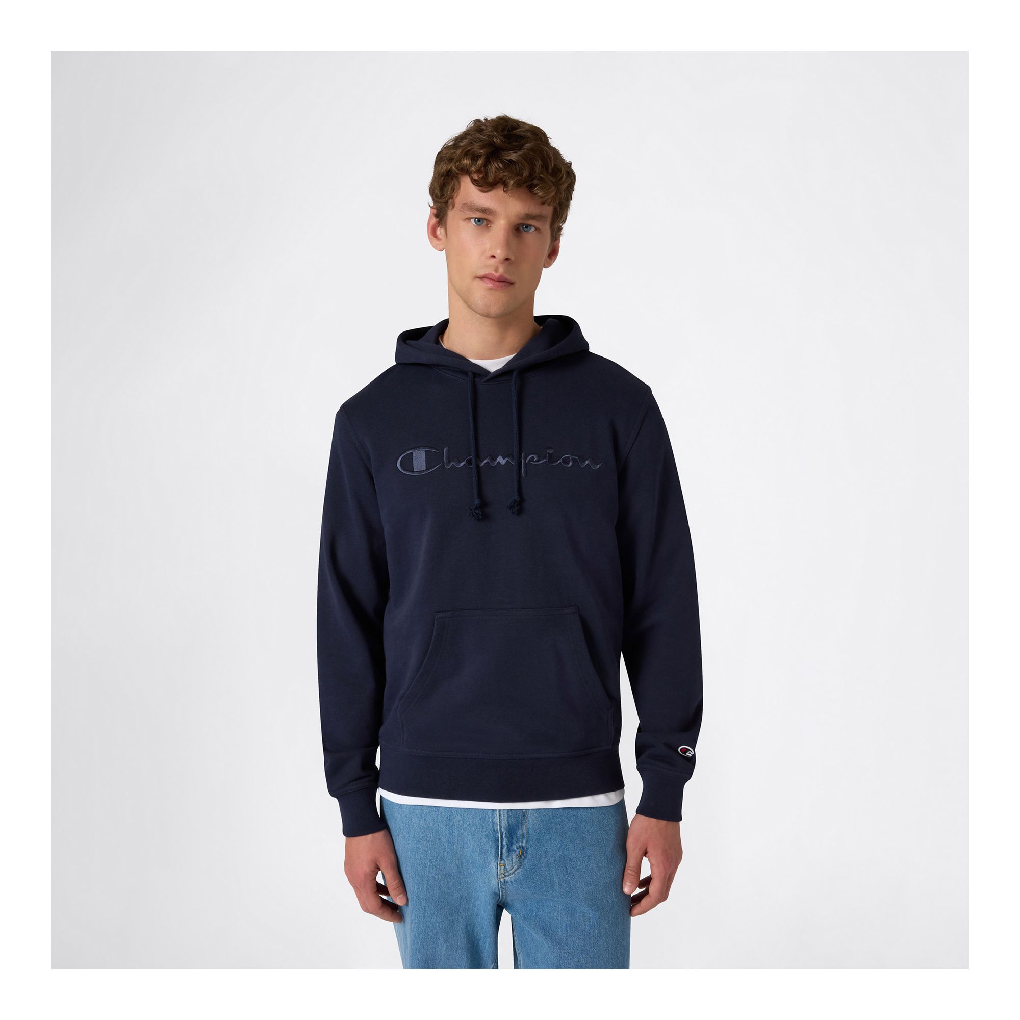 Champion Hooded Sweatshirt M Collegetröja - Bild 6