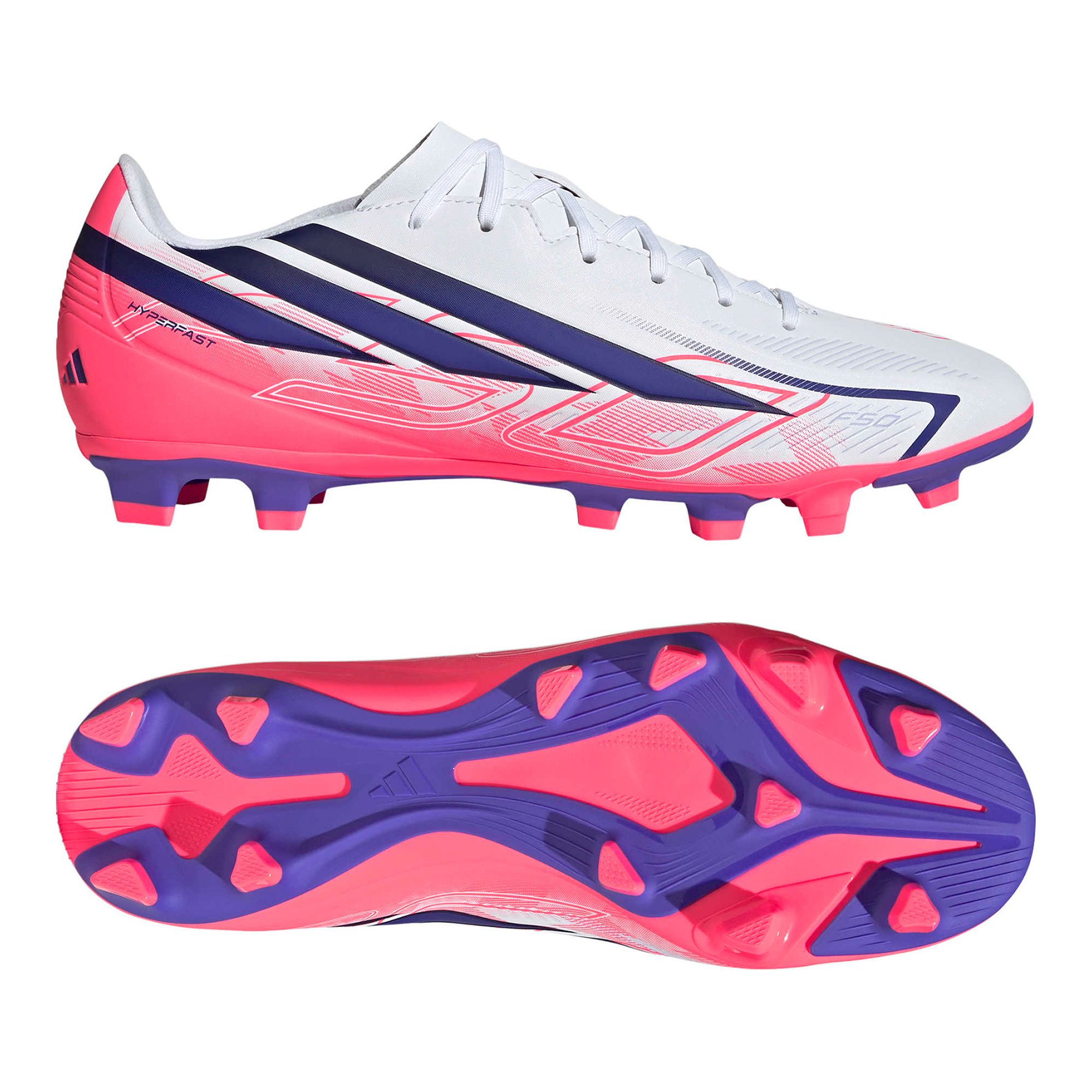Adidas F50 Hyperfast Club FG/MG Fotbollsskor - Bild 3