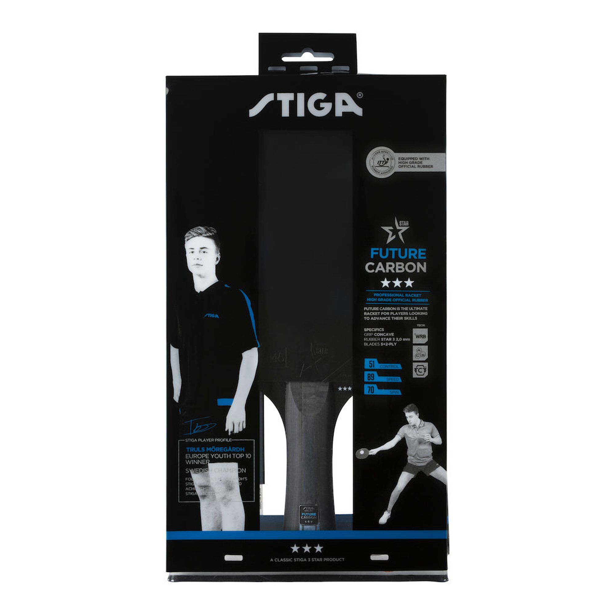 Stiga Bat 3-Star Future Bordtennisracket - Bild 3