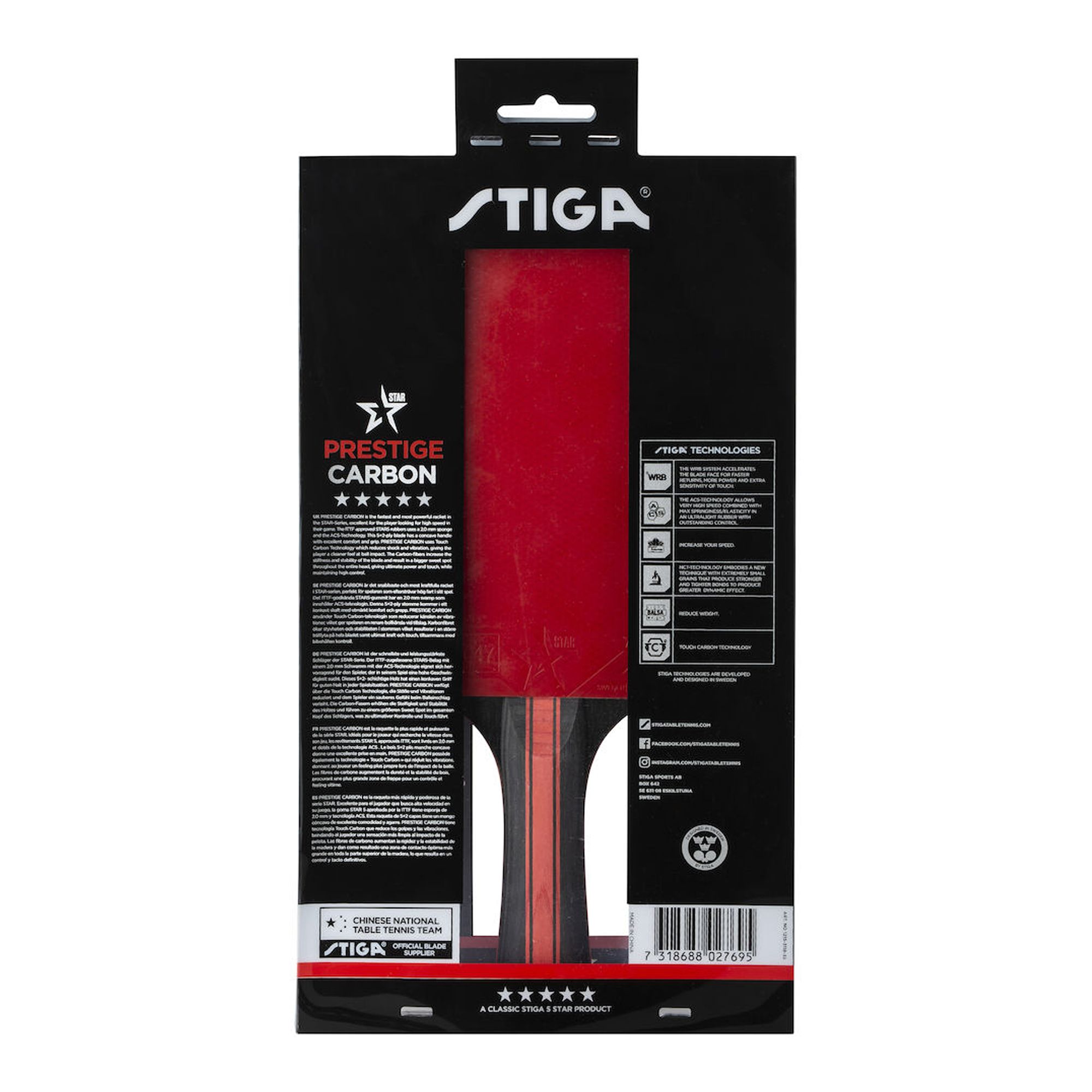 Stiga Bat 5-Star Prestige Bordtennisracket - Bild 4
