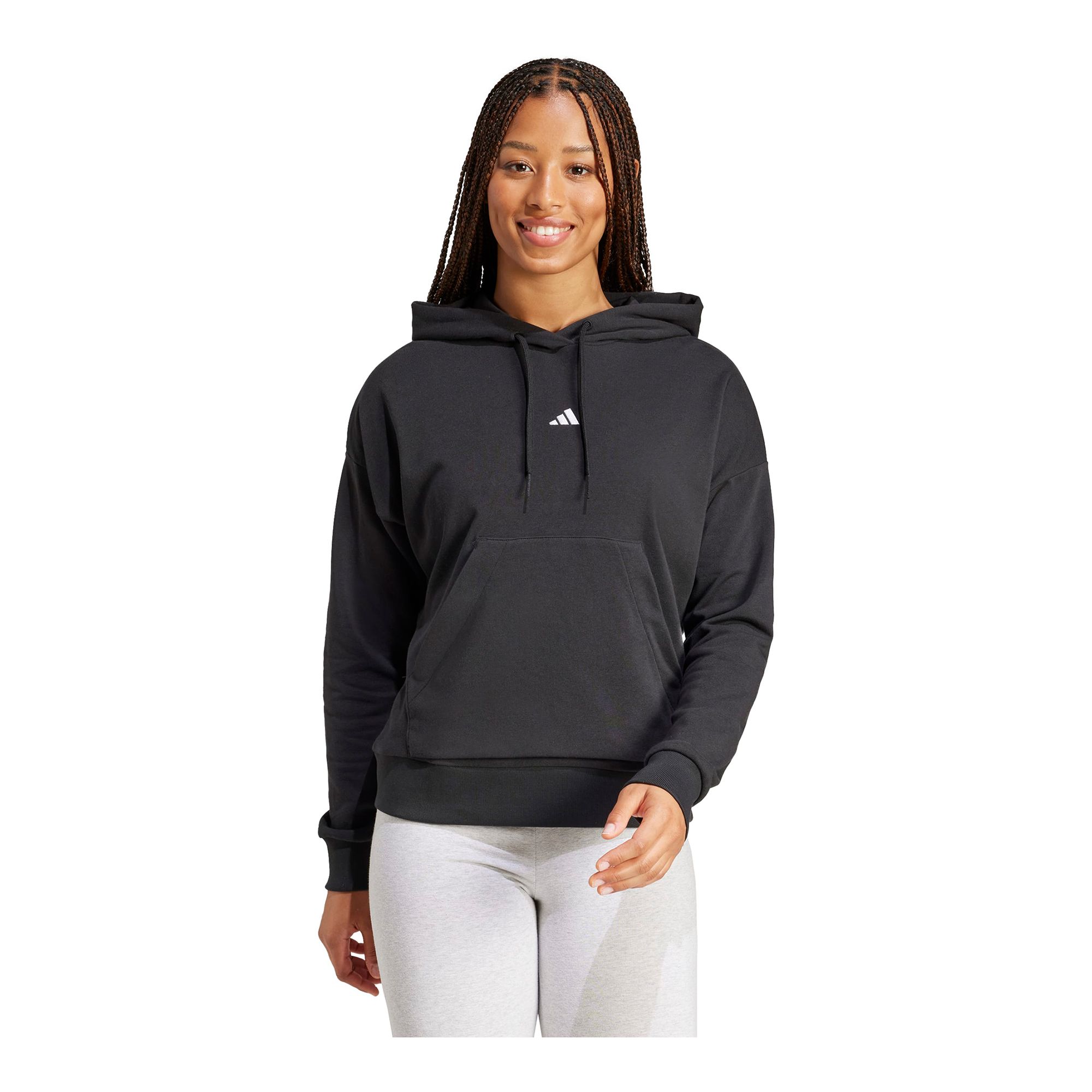 Adidas Essentials Small Logo French Terry Hoodie Huvtröja - Bild 2