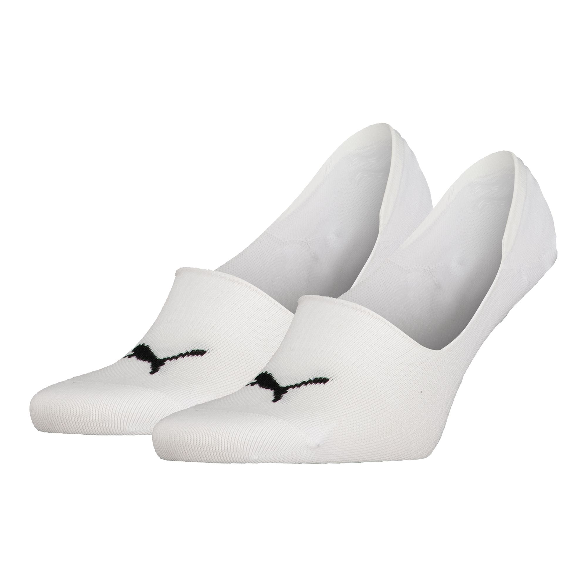 Puma Unisex Mid Cut Footie 2-Pack Strumpor