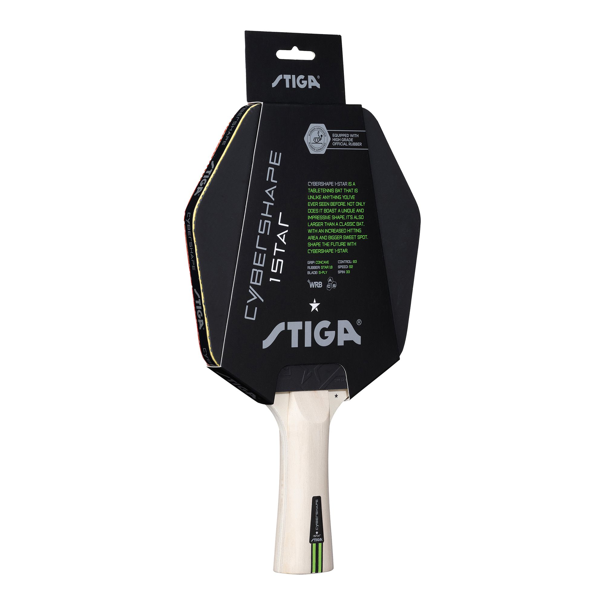 Stiga Bat Cybershape 1-Star Bordtennisracket - Bild 2