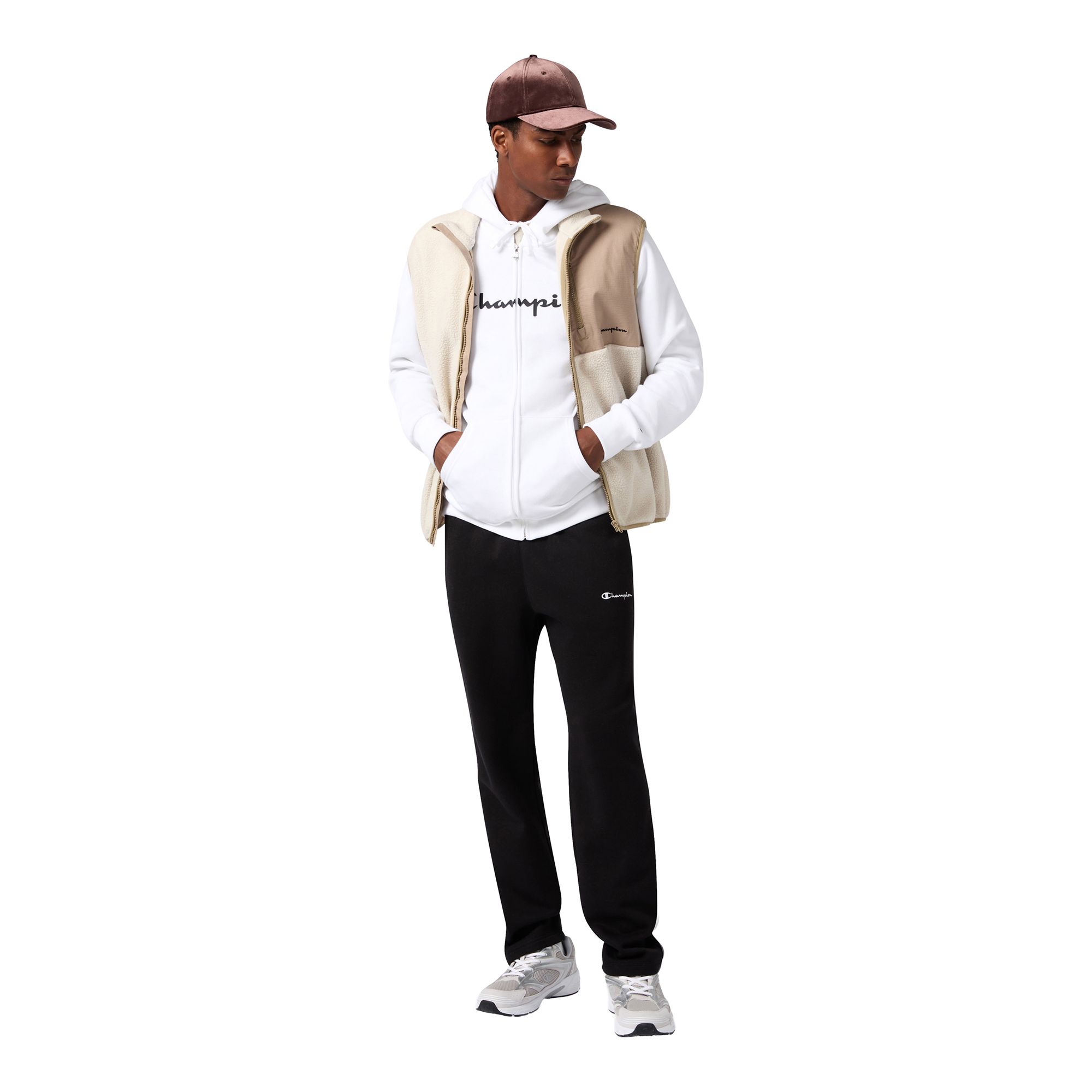 Champion Straight Hem Pants M Collegebyxor - Bild 4