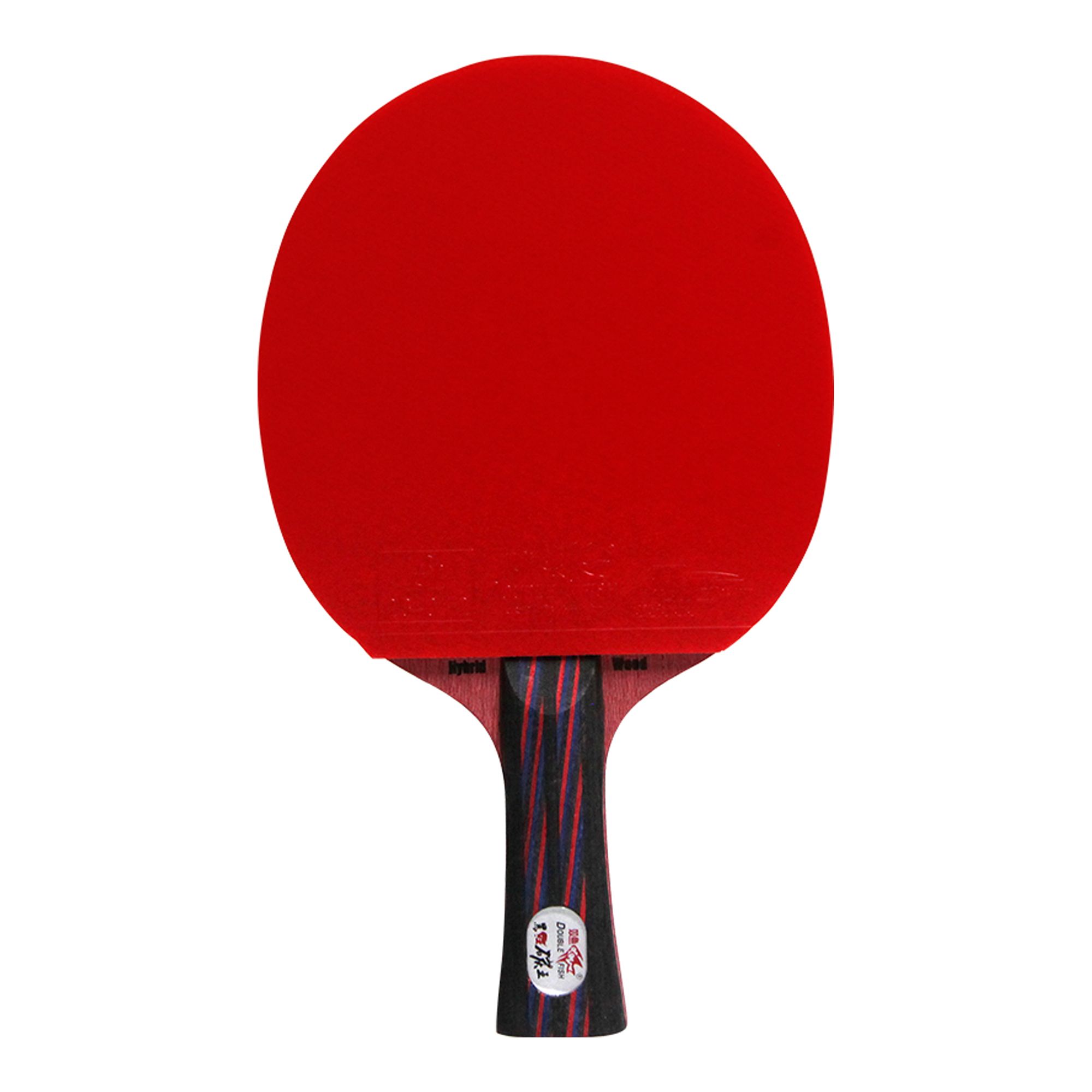 Doublefish Black&Red Carbon King Racket Bordtennisracket - Bild 2