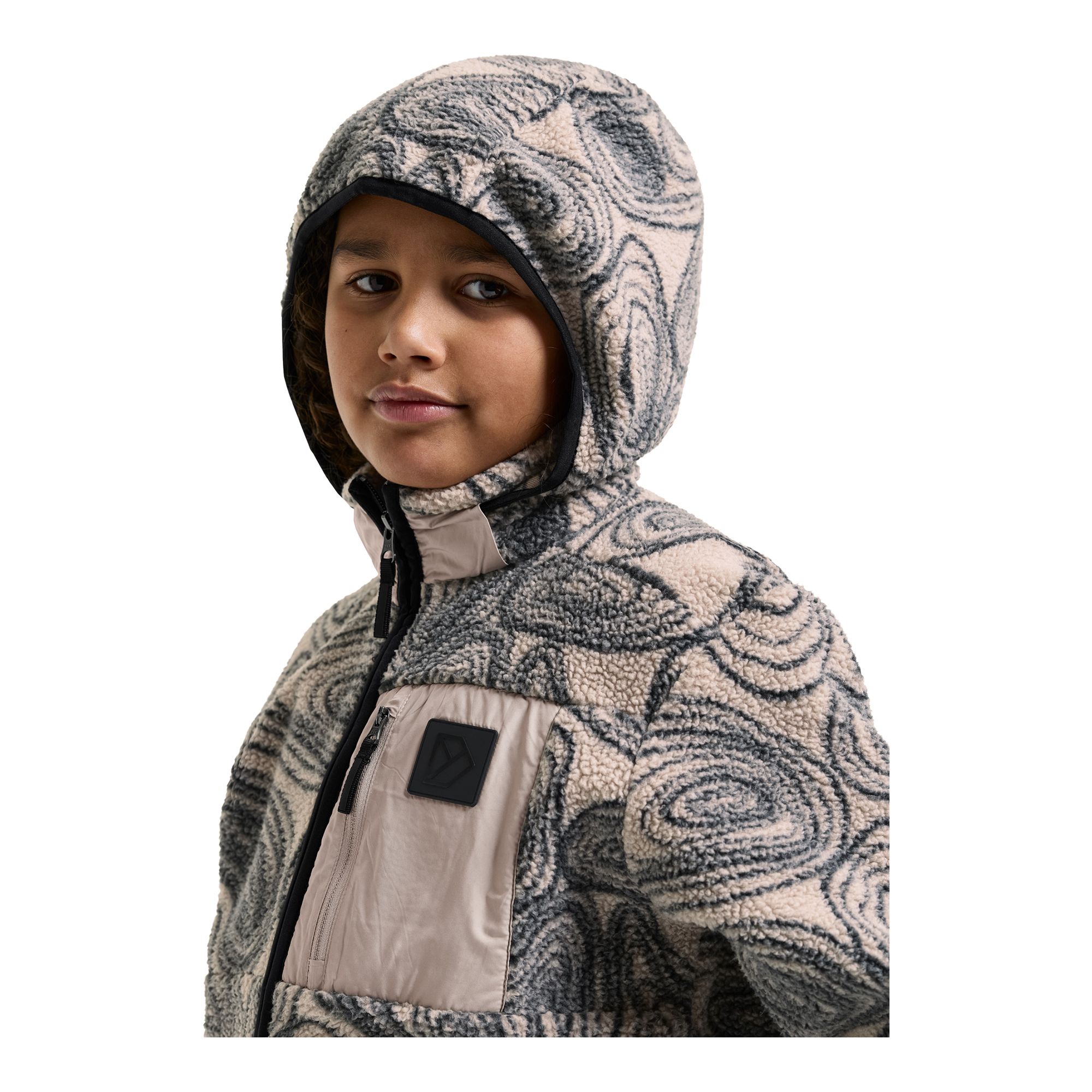 Didriksons Joule Kids' Printed Full-Zip Fleecetröja - Bild 3