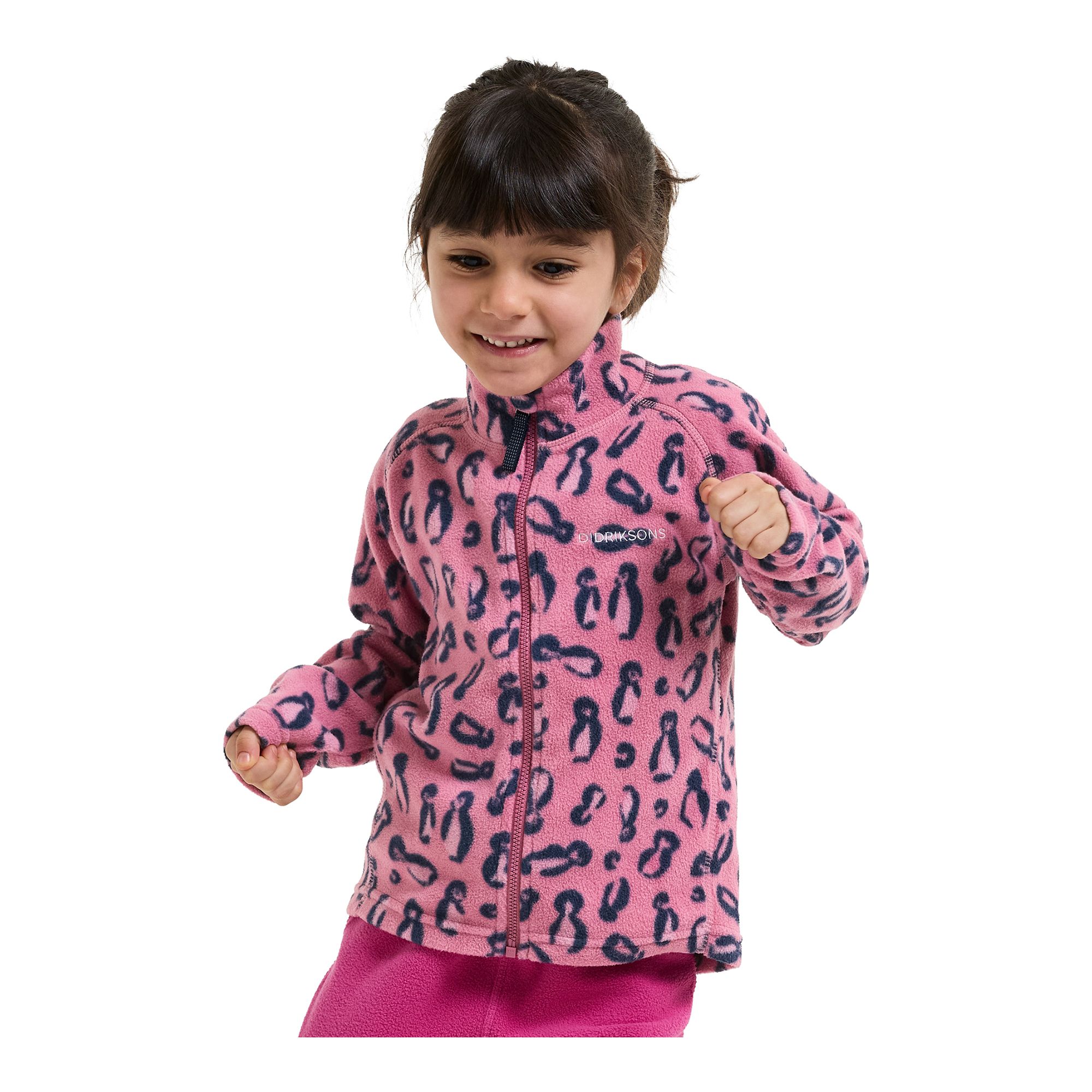 Didriksons Monte Printed Kids' Full-Zip Fleecetröja - Bild 3
