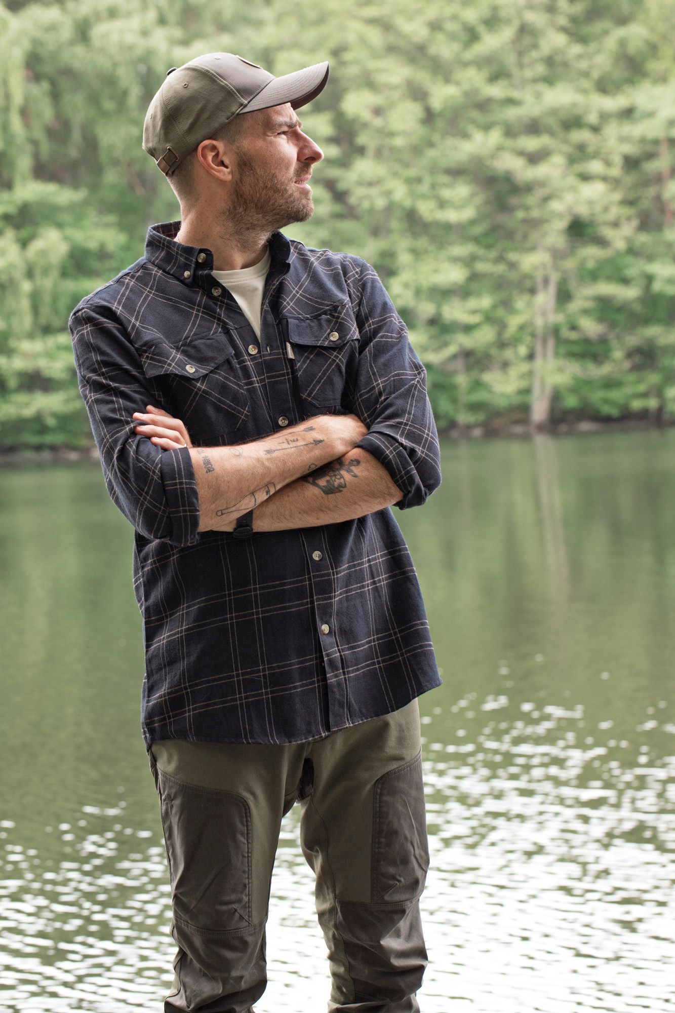 Pinewood Finnveden Forest Flannel Shirt M Flanellskjorta - Bild 3