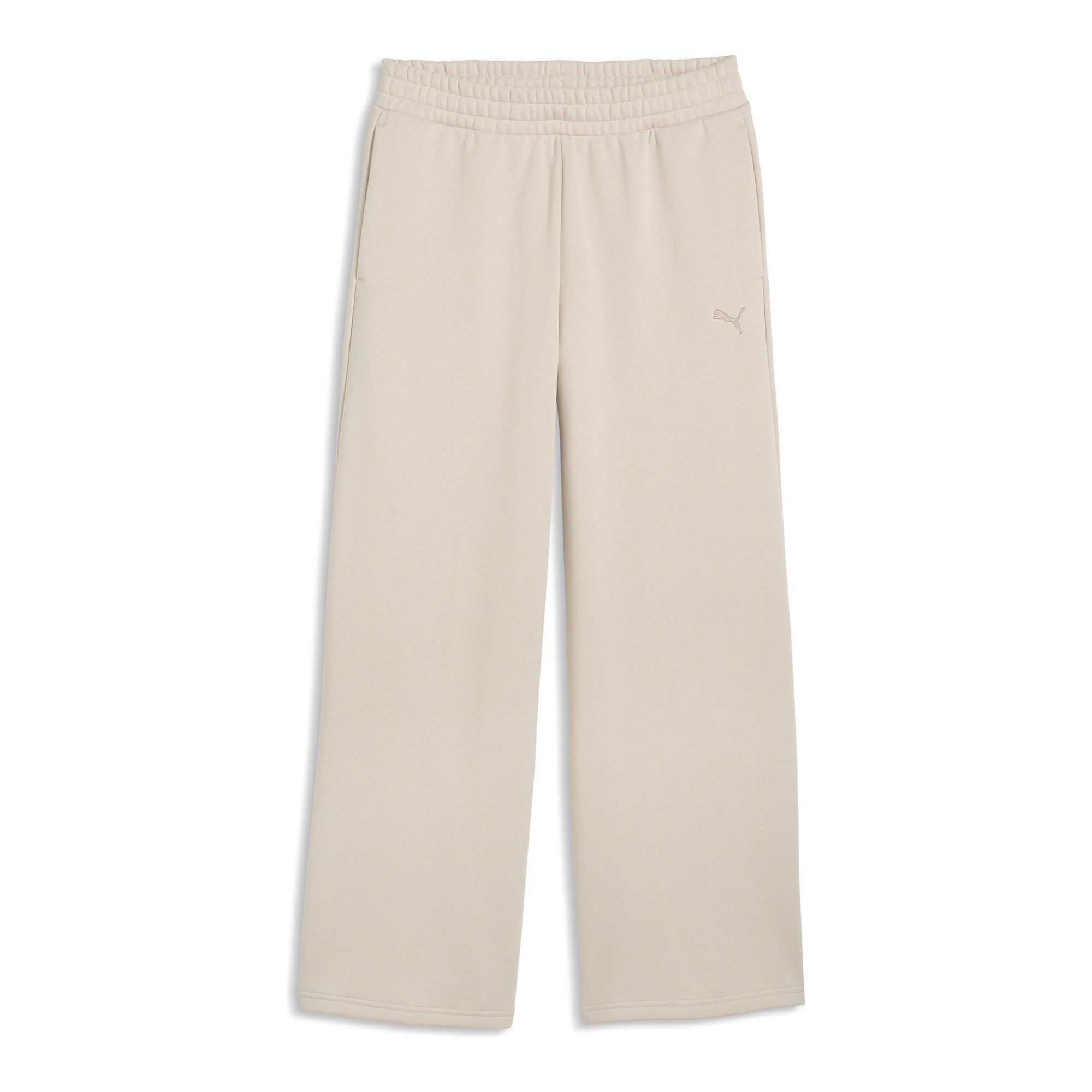 Puma Ess Cat Comfort Wide Leg Pants FL Op Collegebyxor