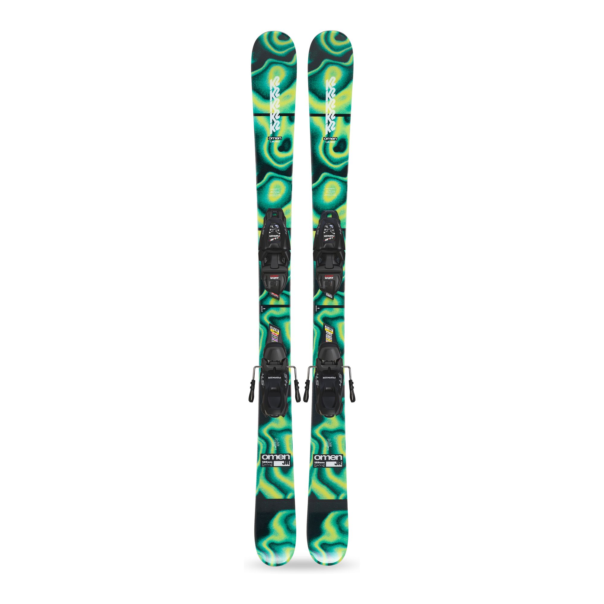 K2 Omen Jr + FDT 4.5 Set S Plate-Bindning Alpinskidor Park