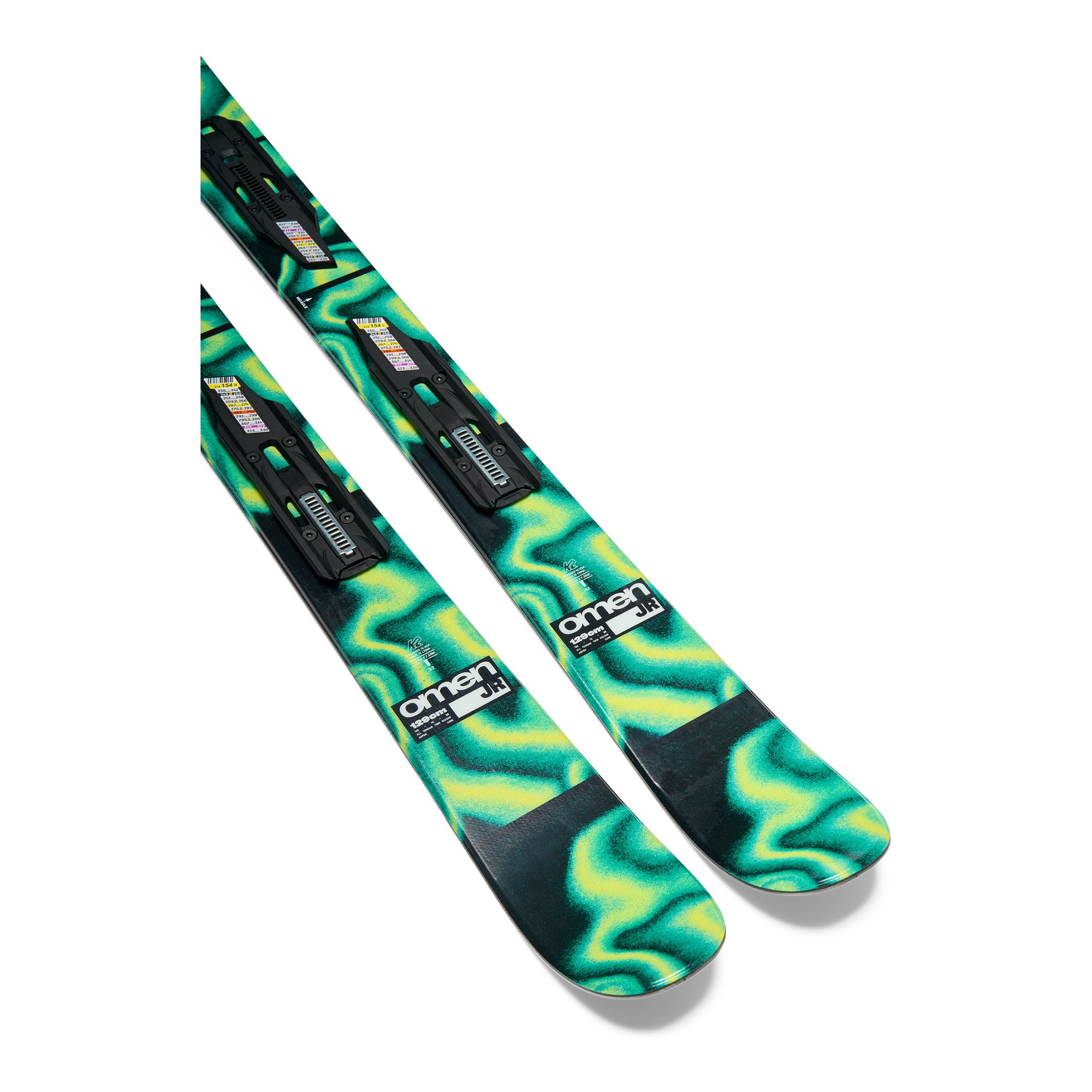 K2 Omen Jr + FDT 4.5 Set S Plate-Bindning Alpinskidor Park - Bild 3