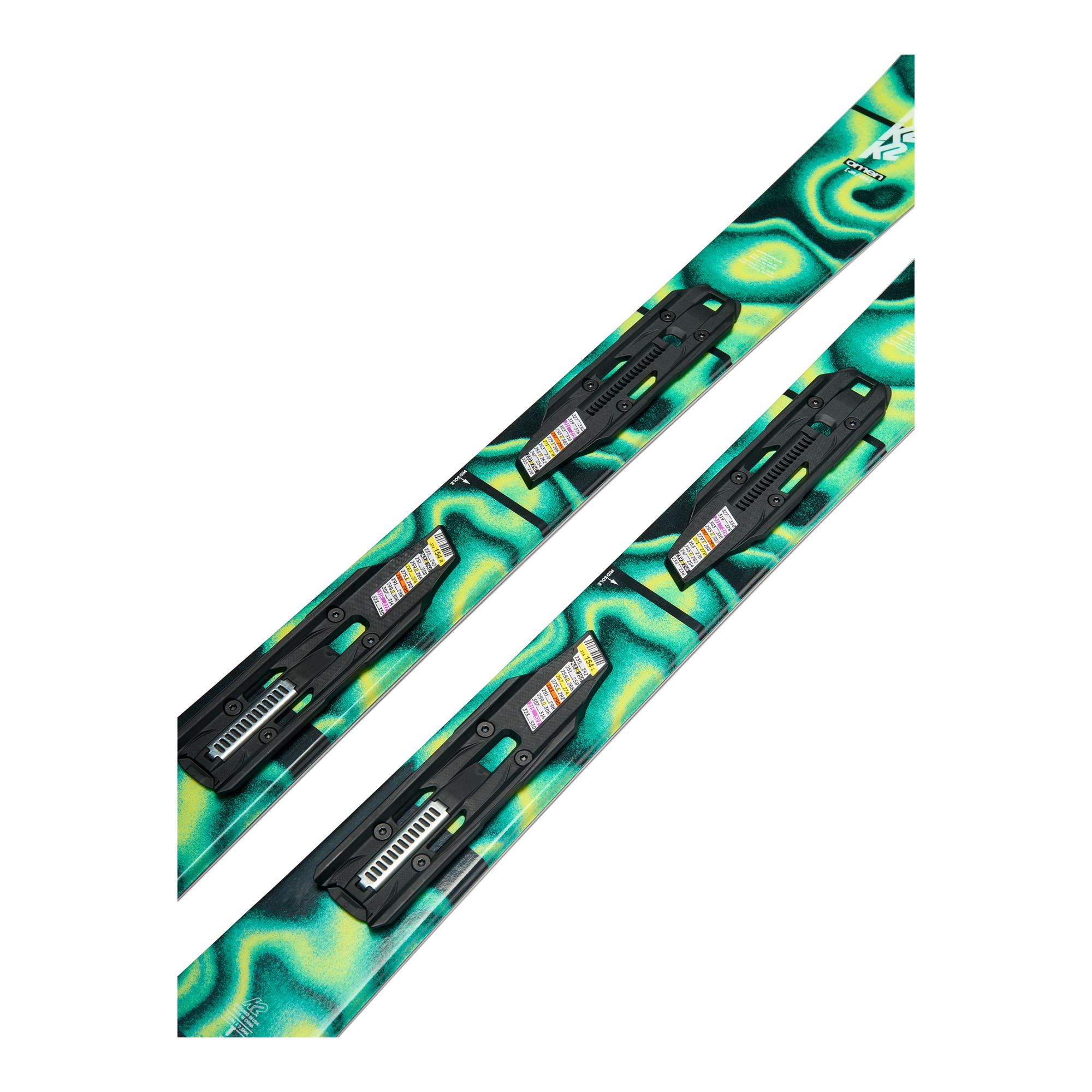 K2 Omen Jr + FDT 4.5 Set S Plate-Bindning Alpinskidor Park - Bild 4