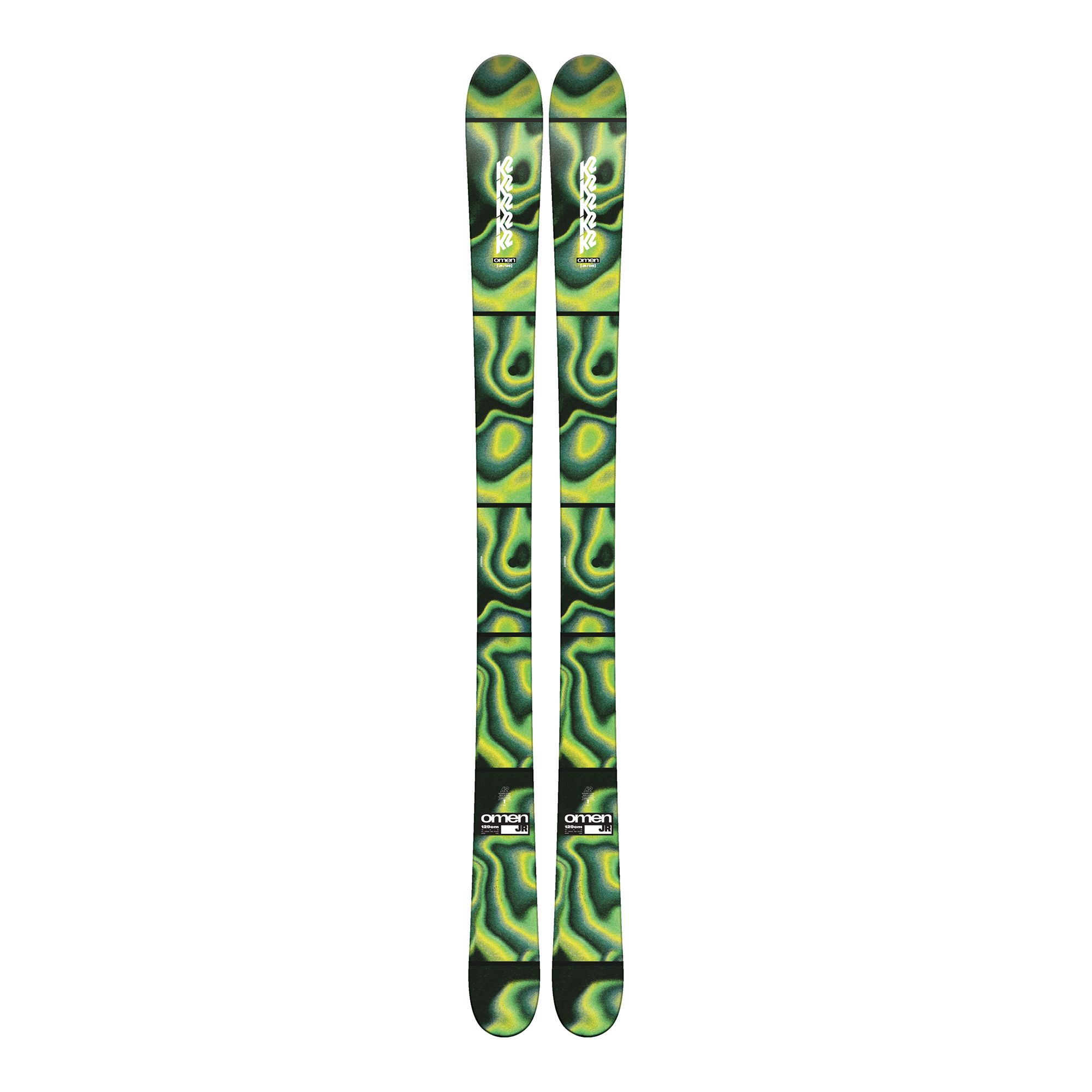 K2 Omen Jr + FDT 7.0 Set - L Plate-bindning Alpinskidor